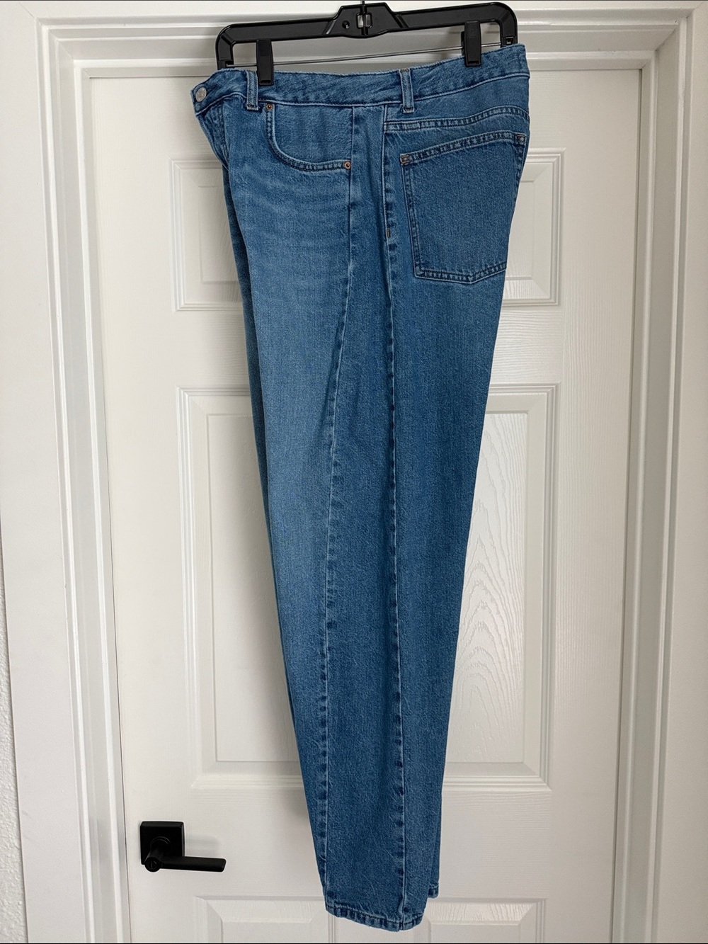 Madewell Women's The Curvy Pieced Barrel-Leg Jean Size 29 - Picture 4 of 9